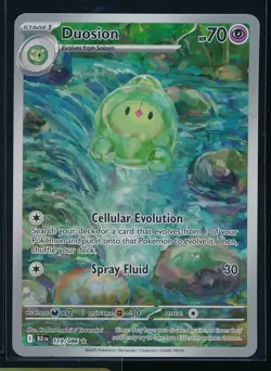 2025 Pokemon TCG Duosion 119/086 SV: Black Bolt Illustration Rare Holofoil NM - Image 1