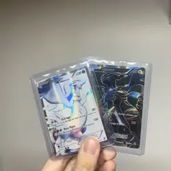 Pokemon TCG Reshiram 113/114 Zekrom 114/114 Black and White Holo Card Full Art - Image 1