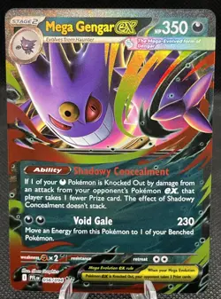Pokemon TCG Mega Gengar EX 56/94 Phantasmal Flames Mint/NM English - Image 1