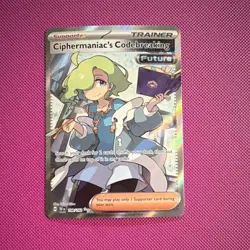 Pokemon Ciphermaniac's Codebreaking SV05 198/162 Ultra Rare Full Art Trainer Ho… - Image 1
