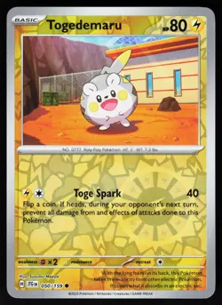 Togedemaru 050/159 Common Journey Together Pokemon Reverse Holo NM - Image 1