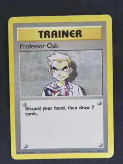 Professor Oak 88/102 Uncommon Base Set Pokemon LP - Image 1