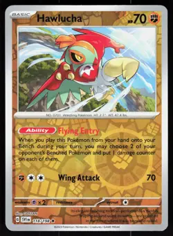 Hawlucha 118/198 Rare Scarlet & Violet Pokemon Reverse Holo NM - Image 1
