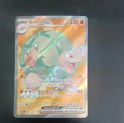Pokemon Golem ex Ultra Rare 189/165 Scarlet & Violet 151 330 HP Holo EX - Image 1