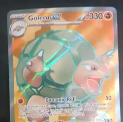 Pokemon Golem ex Ultra Rare 189/165 Scarlet & Violet 151 330 HP Holo EX - Image 3