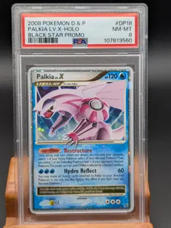 2009 Pokemon Diamond & Pearl Black Star Promo Palkia Lv. X Holo #DP18 Psa 8 - Image 1