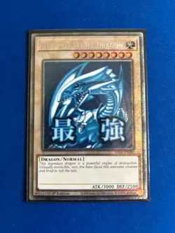 RA05-EN085 Blue-Eyes White Dragon Variant Art Starlight Rare 1st Ed YuGiOh - Image 1