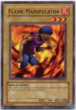 Yugioh! Flame Manipulator - LOB-016 - Common - 1st Edition Near Mint, English - Image 1