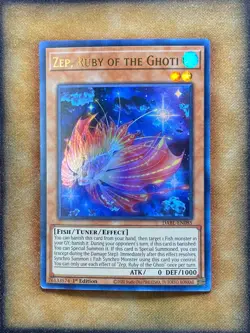 Yugioh Zep, Ruby of the Ghoti DABL-EN085 Ultra Rare 1st Ed LP - Image 1