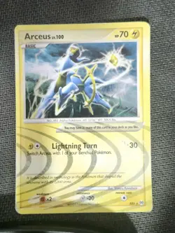 ARCEUS - AR6 - PLATINUM ARCEUS - HOLO RARE - POKEMON CARD - Image 1