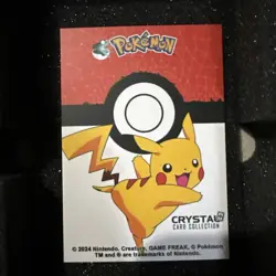 2025 POKEMON STAINED GLASS Crystal Card Kanto Peru Foil # 137 Porygon - Image 2