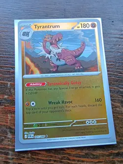 Tyrantrum ME03: Perfect Order 045/088 Pokemon Card Holo - Image 1