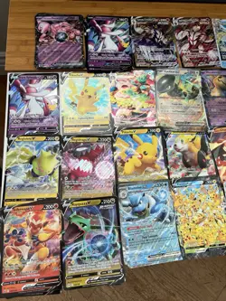 Pokemon Jumbo Card Lot of 79 - ex VSTAR V VMAX Promo Jumbo Cards + Cele Binder - Image 2