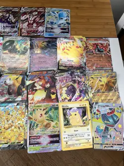 Pokemon Jumbo Card Lot of 79 - ex VSTAR V VMAX Promo Jumbo Cards + Cele Binder - Image 3