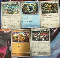 Pokemon Shinji Kanda Illustration Set (5 Unique Card Artworks) - Image 1