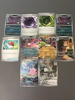 Pokemon TCG Bulk Lot Of 10 Perfect Order Cards Full Art Ex Holos NM Condition - Image 1