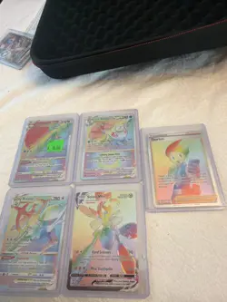 pokemon rainbow card lot of 5! - Image 1