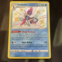 Inteleon SV027/SV122 Baby Shiny Shiny Vault (LP) Pokemon Card Water Type - Image 1