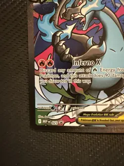 Mega Charizard X ex 023 Promo Pokemon Card Phantasmal Flames UPC - Image 5