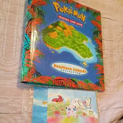 2001 Pokemon Southern Islands Binder w/ Sealed Postcards!!! New no TCG cards - Image 1