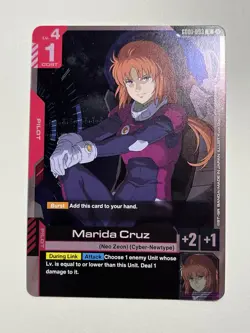 Gundam Card Game Newtype Rising Marida Cruz GD01-093 Rare NM - Image 1