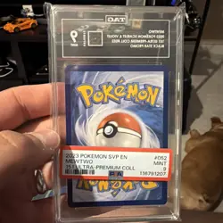 Mewtwo 151 SVP052 Black Star Promo Card - Graded TAG 9 - Image 2