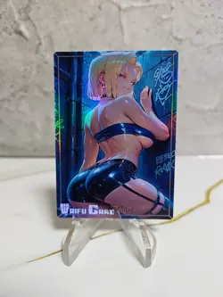 Android 18 DBZ Trading Card Waifu Goddess Story Anime Girl holo Karte Manga Full - Image 1