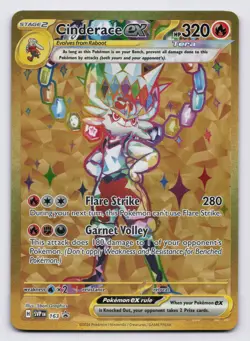 Cinderace ex Holofoil Promo SV: Scarlet & Violet Promo Cards 163 NM - Image 1