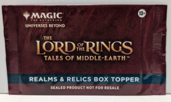 MTG LORD OF THE RINGS TALES OF MIDDLE EARTH REALMS RELICS BOX TOPPER SEALED - Image 1