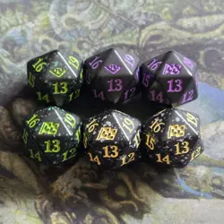 MTG Outlaws Of Thunder Junction & Aetherdrift • Spindown Dice D20 Lot ☆ 6 - Image 1