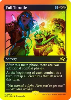 Full Throttle First Place Foil Aetherdrift NM MTG - Image 1