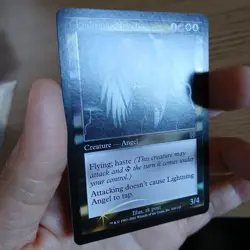 MTG FOIL Lightning Angel Apocalypse LP Light Play - Image 3