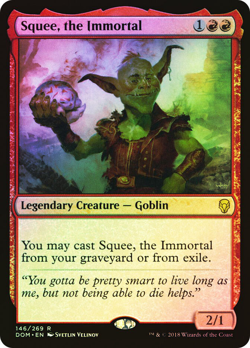 mtg magic squee, the immortal FOIL ENGLISH skwi l'immortel dominaria 4 available - Image 1