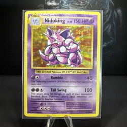 Nidoking 45/108 Holo Rare Pokemon Card XY Evolutions Near Mint - Image 1