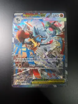 Mega Lucario EX 179/132 SIR NM Mega Evolution Pokemon TCG English - Image 1