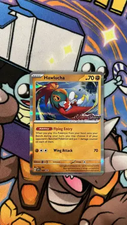 Pokemon TCG Hawlucha SVP 007 Black Star Promo Scarlet & Violet Pre Release NM - Image 1