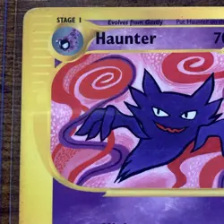 Haunter Expedition Base Set 80/165 Uncommon Regular Unlimited Pokemon Card LP - Image 2