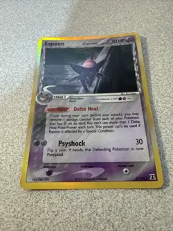 Espeon 4/113 EX Delta Species Rare Holo Pokemon Card 2005 - Excellent - Image 2