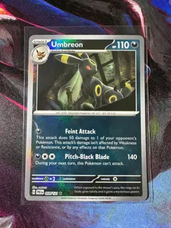 Umbreon 059/131 Masterball Holo Prismatic Evolutions Pokemon TCG NM - Image 1