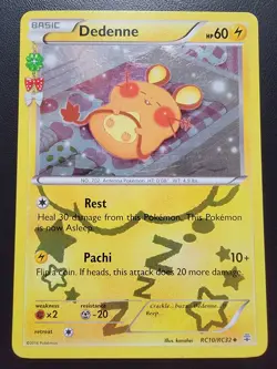 Dedenne RC10-32 Generations: Radiant Collection Holo Pokemon Tcg - Image 1