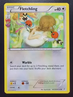 Fletchling RC25-32 Generations: Radiant Collection Regular Pokemon Tcg - Image 1
