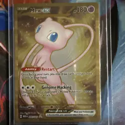 Pokemon 151 Mew metal card - Image 1