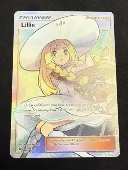 Pokemon Lillie (Full Art) 147/149 Sun & Moon Base Set - Image 1