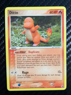 Ditto Charmander 37/113 Delta Species Regular LP Vintage 2005 Pokemon TCG - Image 1