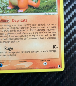 Ditto Charmander 37/113 Delta Species Regular LP Vintage 2005 Pokemon TCG - Image 4