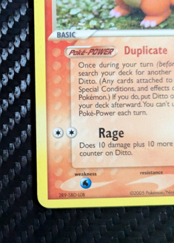 Ditto Charmander 37/113 Delta Species Regular LP Vintage 2005 Pokemon TCG - Image 5