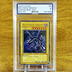 Yu-Gi-Oh! Starter Deck Joey Red-Eyes Black Dragon SDJ-001 AGS NM 7 Holo 2003 - Image 1
