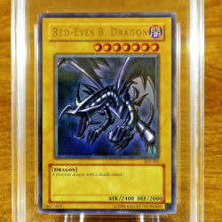 Yu-Gi-Oh! Starter Deck Joey Red-Eyes Black Dragon SDJ-001 AGS NM 7 Holo 2003 - Image 2