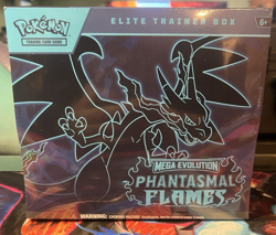 Pokemon Mega Evolution Phantasmal Flames Elite Trainer Box ETB Sealed - Image 1