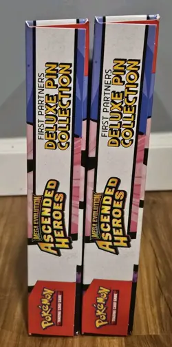 Pokemon TCG Ascended Heros Deluxe Pin Collection New Sealed Boxes Lot Of 2 NEW - Image 3